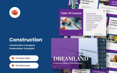 Construction Company PowerPoint Presentation