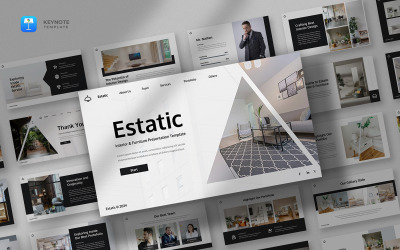 Estatic - 室内装饰和家具主题模板