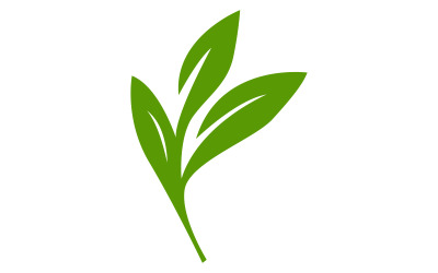 Leaf logo vector art illustration