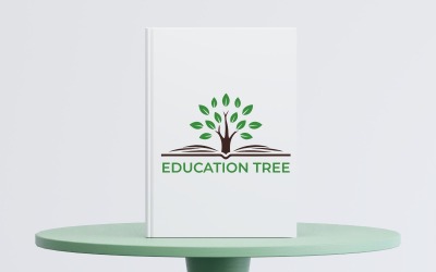 Modello di progettazione del logo dell&amp;#39;albero educativo