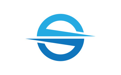 Modello vettoriale di progettazione del logo della lettera S aziendale v.31