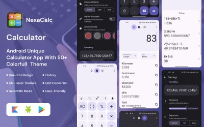 NexaCalc – O aplicativo de calculadora personalizável definitivo