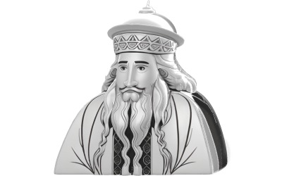 Popiersie Mędrca Ozdobne Model 3D