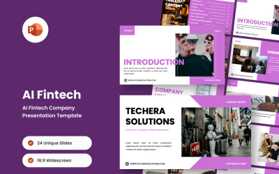 PowerPoint sur l&amp;#39;IA et les technologies financières