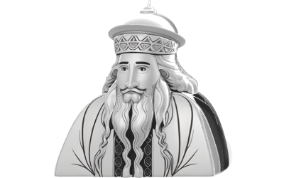 Wise Man dekorativ byst 3D-modell