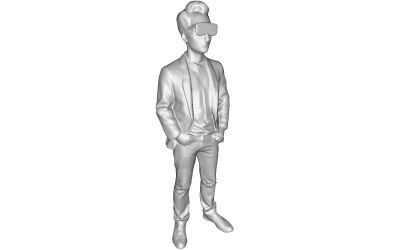 Fütüristik Güven Ücretsiz 3D Baskı Modeli