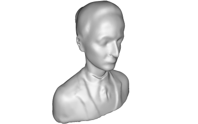 Poised Formal Bust Free 3D Print Model