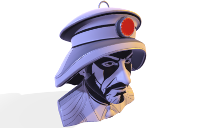 Regal Commander Ornament 3D Model