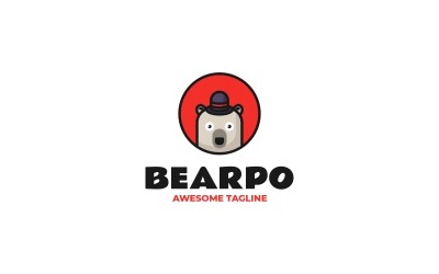 Bearpo Proste logo maskotki