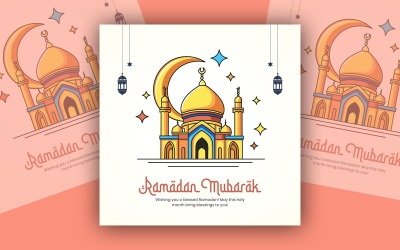 Eid Ul Fitr Social Media-Vorlage