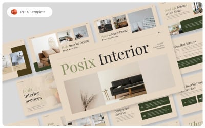 Posix- Apresentação em PowerPoint de Design de Interiores