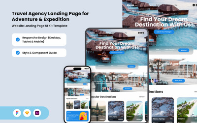 Dunia – Abenteuerreise-Landingpage