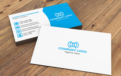 Minimal Corporate Business Card Design