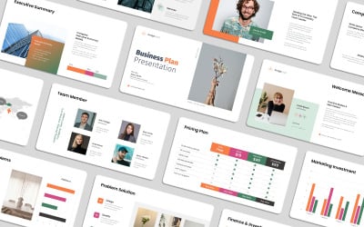 Modello di PowerPoint per il piano aziendale definitivo – Startup e Corporate Deck