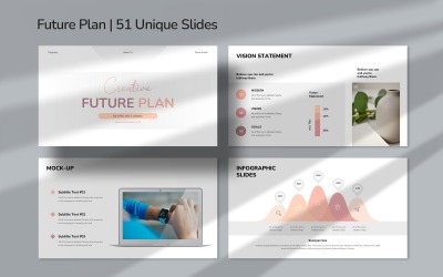 Modello di PowerPoint per il piano futuro aziendale: strategia e successo a lungo termine