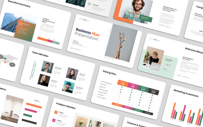 Najlepszy szablon planu biznesowego PowerPoint – Startup i korporacyjny Deck