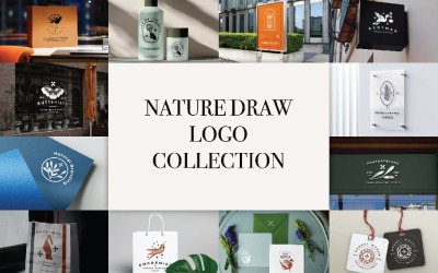 Nature Draw Logo Collection