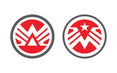 Icona dell&amp;#39;ala di falco aquila Modello logo illustrazione design v.21