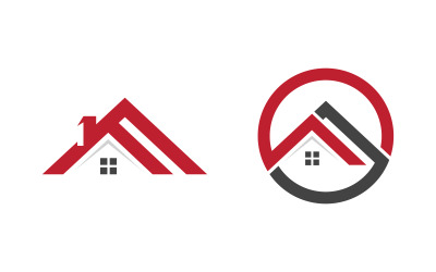 Logo-Illustration zum Konzept „Home Industrial Property“ v.104