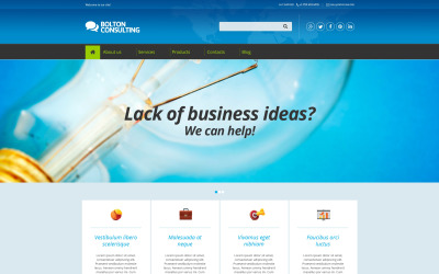 Business Consulting Drupal-sjabloon