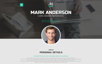 "HighClass Portfolio WordPress Theme" Responsive WordPress thema №50917
