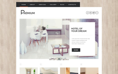 Responsywny motyw WordPress Hotels Booking Agency WordPress Theme #50933