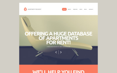 Responsywny motyw WordPress Rental Services #50931