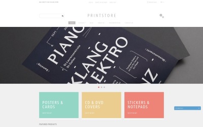 Reszponzív Online Print Shop Shopify Theme Shopify sablon 50968