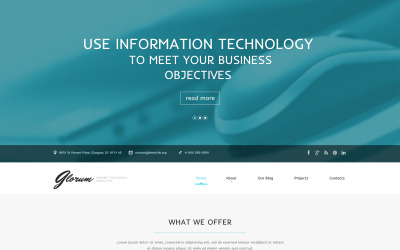 Tema De WordPress Responsive para Sitio de Internet #50923