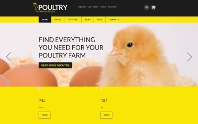 Tema WooCommerce "Poultry Farm Supplies" #50926