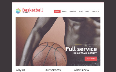 Тема WordPress NBA Mentor №50924