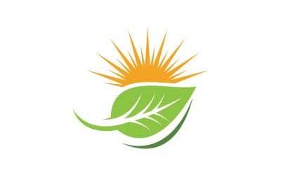 Zielone drzewo liść ekologia natura element wektor projekt v.44