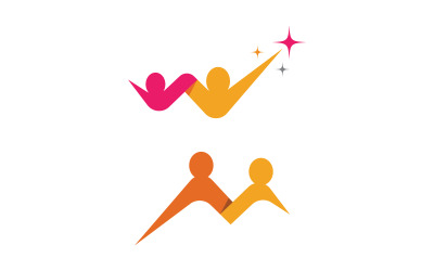 Diseño de logotipo para redes sociales y comunidades de cuidado de personas (v.171)