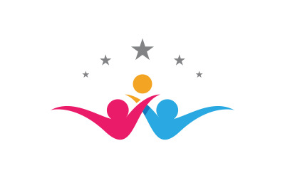 Diseño de logotipos para redes sociales y comunidades de cuidado de personas (v.132)