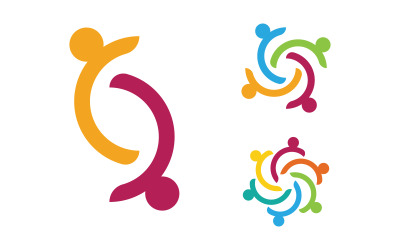 Diseño de logotipos para redes sociales y comunidades de cuidado de personas (v.159)
