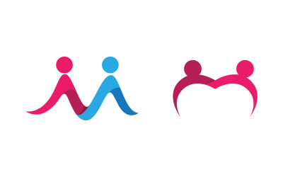 Progettazione del logo sociale e della rete di comunità di cura del gruppo di persone v.131