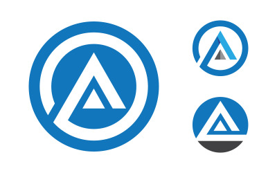 Un modello di progettazione del concetto aziendale del logo della lettera v.62