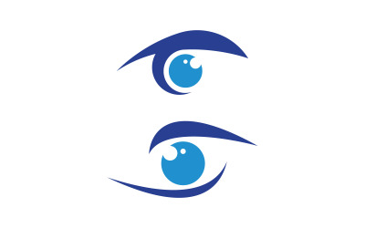 Branding Corporate Health Eye Care Vektor-Logo-Design v.28