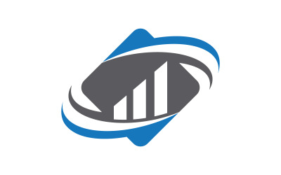 İşletme Finansı konsept logo illüstrasyon tasarımı v.11