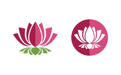 Lotus Logo Beauty Salon Kosmetische Hautpflege Vektor Icon Design v.25