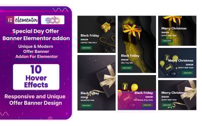 Speciale dagaanbieding Banner WordPress-plug-in voor Elementor