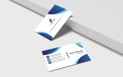 Corporate printable business card template