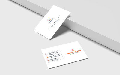 Design and an editable business card template