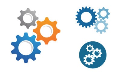 Gear engineer industry Vector icon design illustration v.6