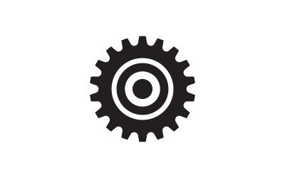 Gear ingenjör industri Vektor ikon design illustration v.8