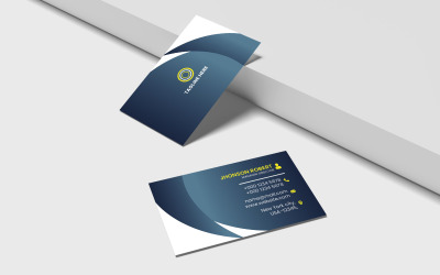 Plantilla moderna y sencilla para diseñar tarjetas de presentación