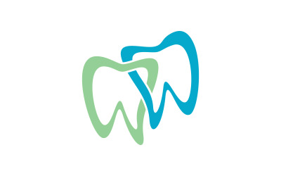 Szablon projektu ikony logo opieki stomatologicznej i medycznej v.27