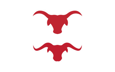 Taurus Horn Logo vector icon illustration design template v.24