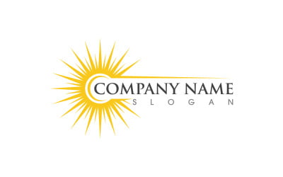 Sun Light Ray Logo Vector illustration Icon Template v.11