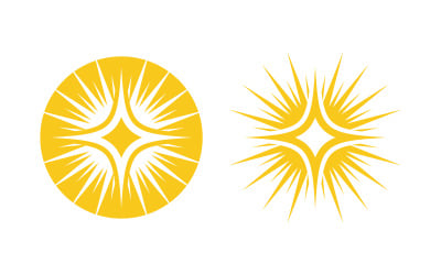 Sun Light Ray Logo Vector illustration Icon Template v.18